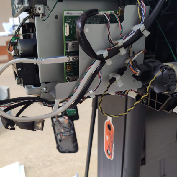 Снятие парковки на плоттере HP