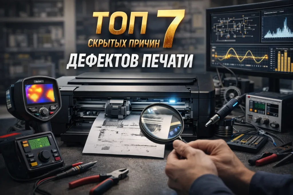 ТОП 7 скрытых причин дефектов печати